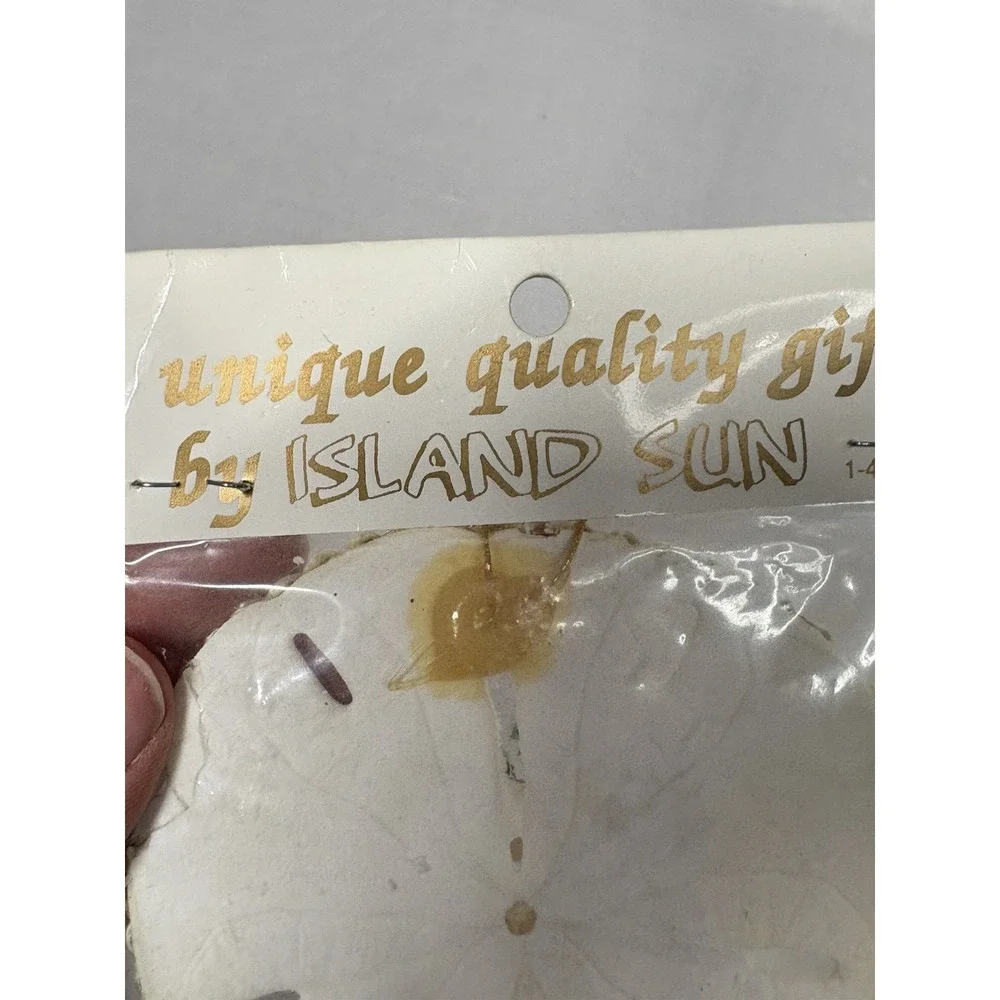 Vintage Island Sun Sand Dollar Souvenir Sealed Package‎ Beach Decor St. Thomas